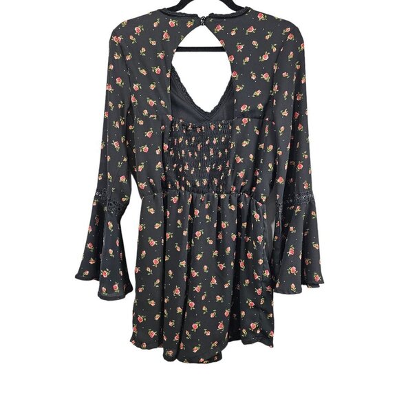 💎424 DISNEY Princess Floral Bell Sleeve Romper - Picture 8 of 11